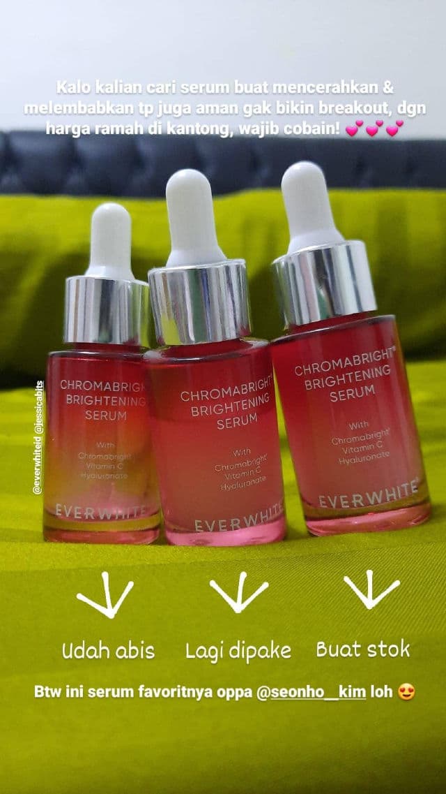 Everwhite Brightening Essence Serum review photo by dindaskind