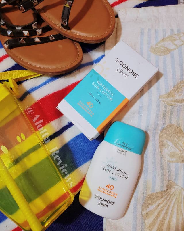 Goongbe Waterful Sun Lotion SPF50+ PA++++ review photo by AlottaxReviews