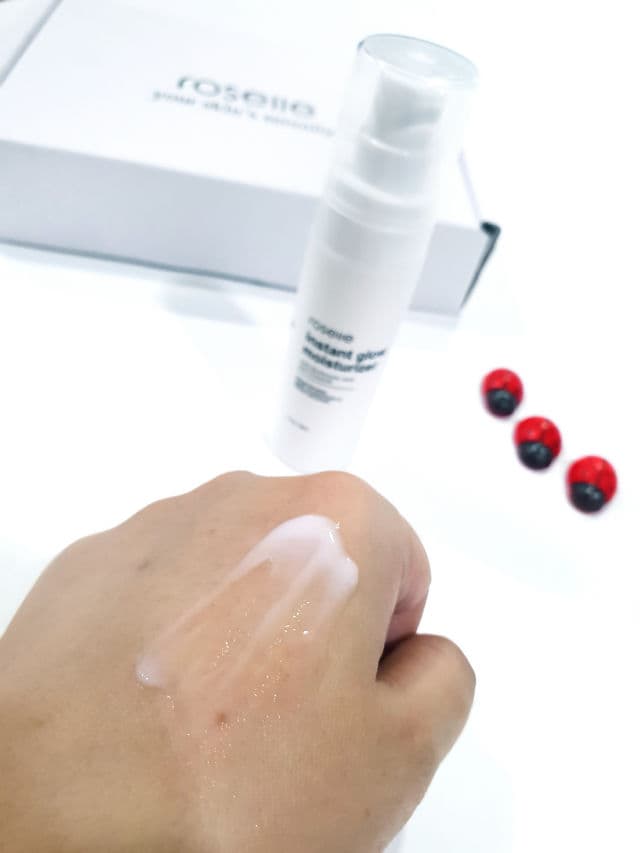 Roselle Skincare Instant Glow Moisturizer review photo by ezatulSkincareDiary