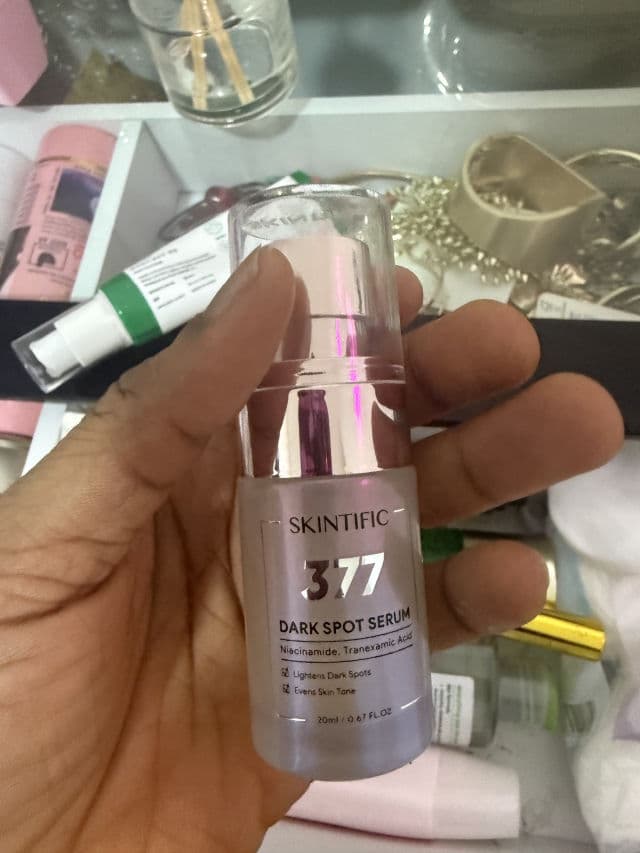 Skintific SymWhite377 Dark Spot Eraser Serum review photo by WATOMIE