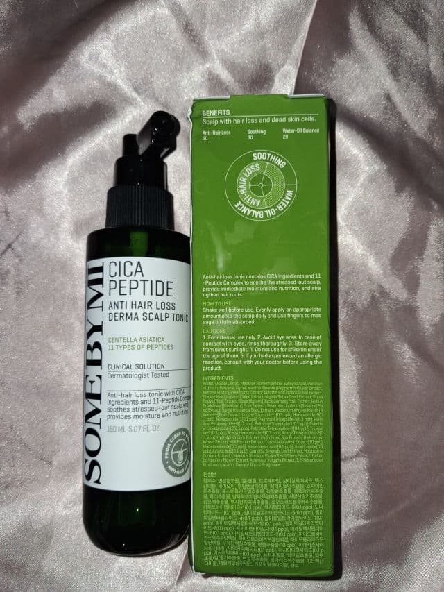 Some By Mi Cica Peptide Anti Hair Loss Derma Scalp Tonic review photo by fairytaleeya
