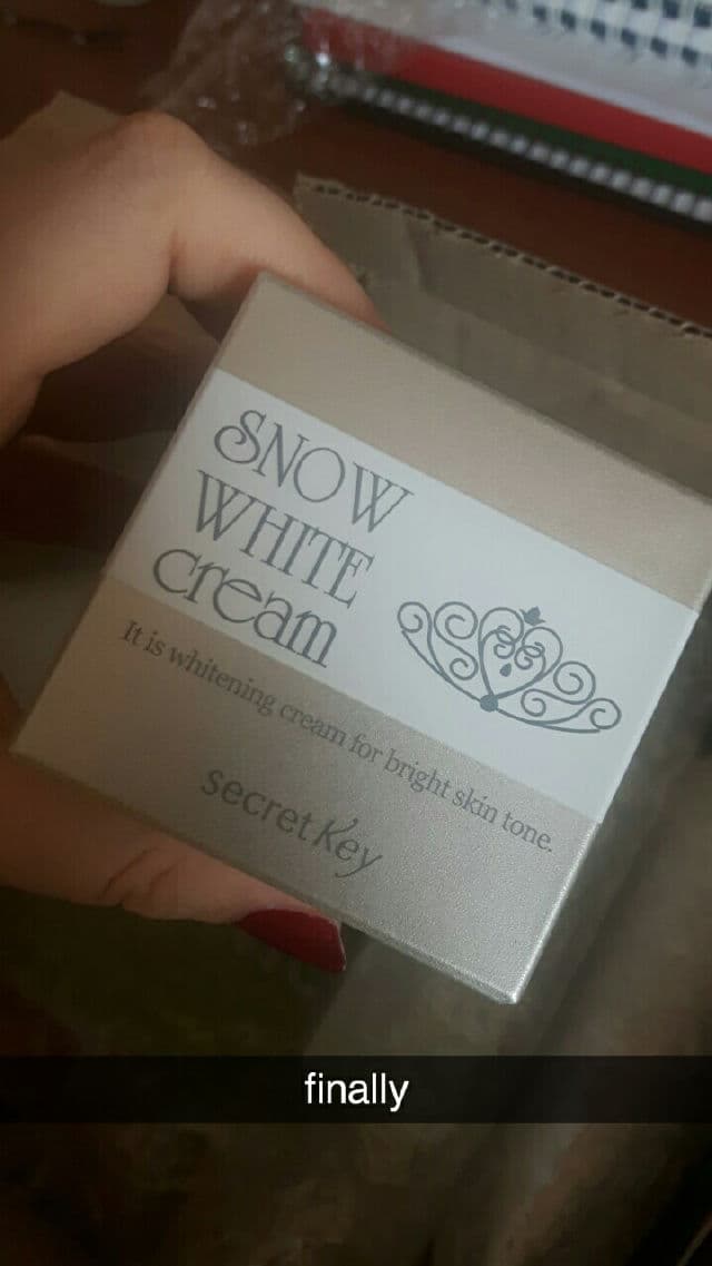 SECRET KEY Snow White Cream review photo by fox