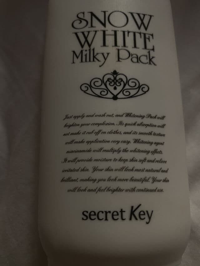 SECRET KEY Snow White Milky Pack review photo by girllie
