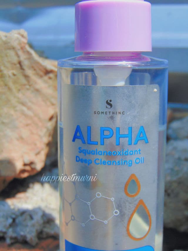 Somethinc Alpha Squalanexoidant Deep Cleansing Oil review photo by happiestmurni
