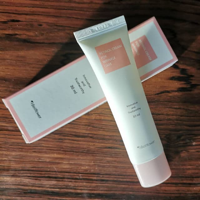 Bellflower Retinol Cream for Wrinkle Care review photo by hashiskincare
