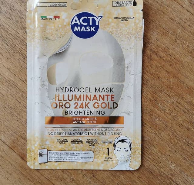 ACTYMASK Hydrogel Mask Illuminante Oro 24k Gold review photo by hashiskincare