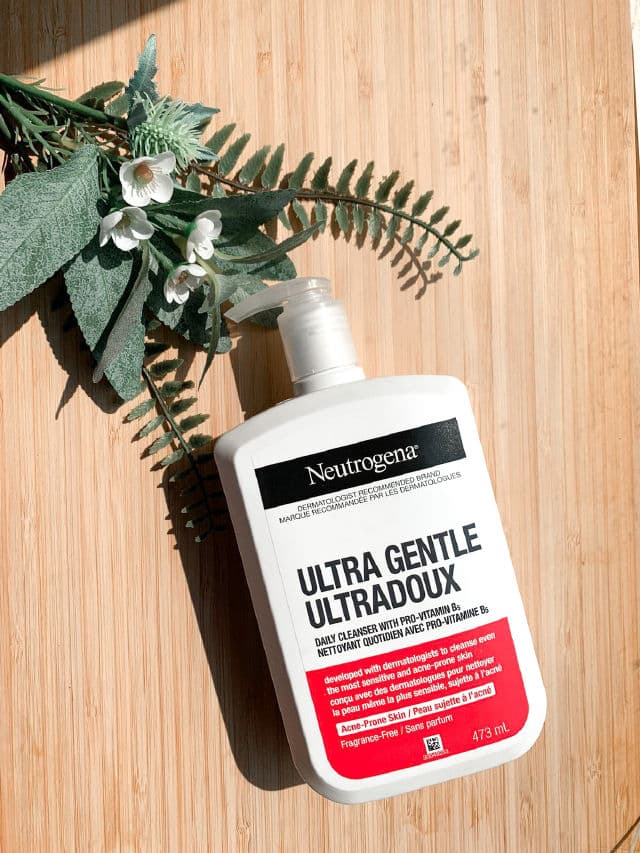 Neutrogena Ultra Gentle Daily Cleanser with Pro-Vitamin B5 for Acne Prone Skin, Fragrance-Free review photo by hijabiunni