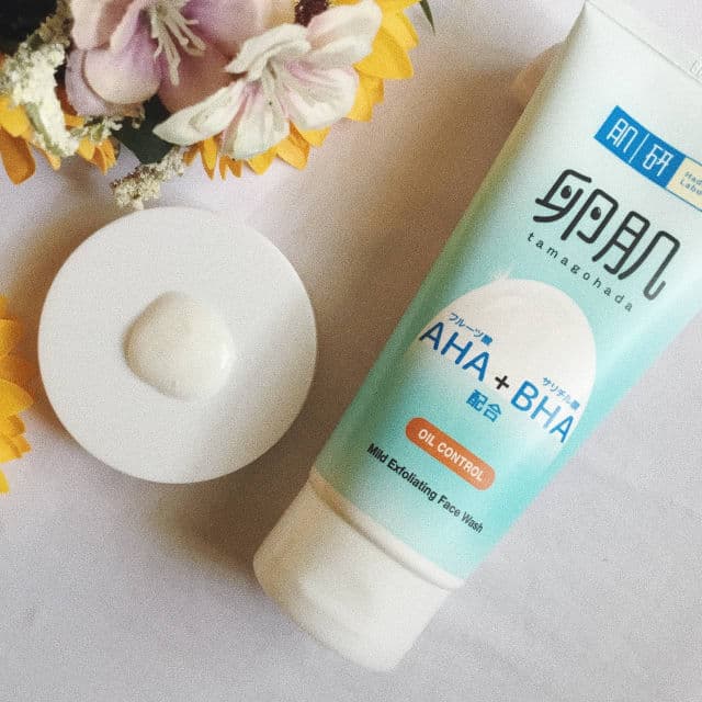 Hada Labo AHA+BHA Oil Control Face Wash review photo by hswnza