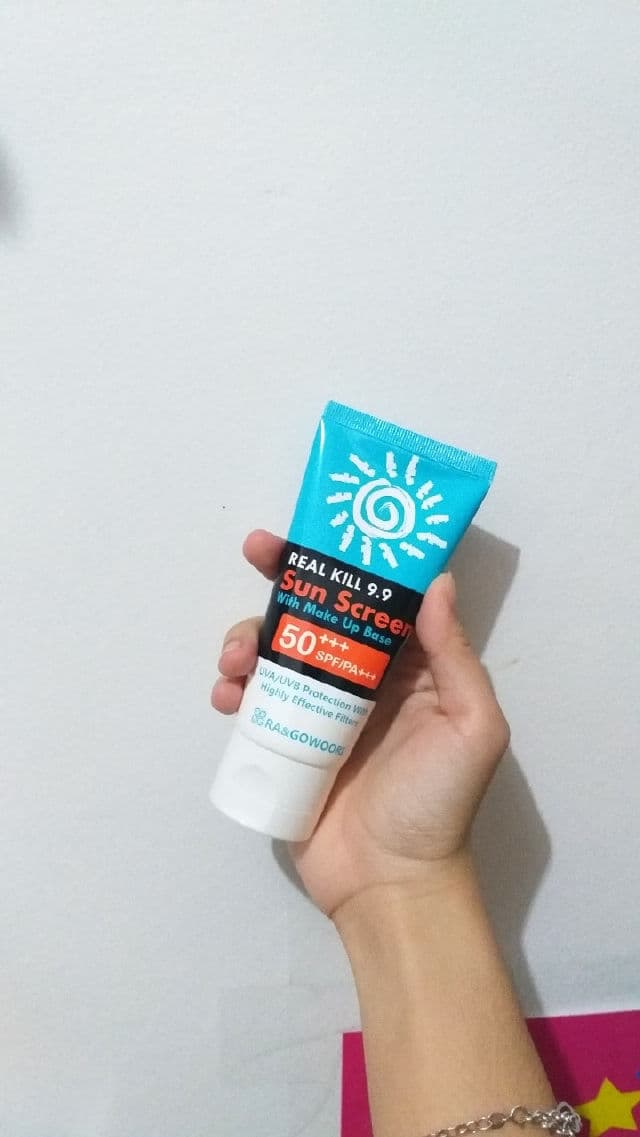 RA & Gowoori Real Kill 9.9 Sunscreen with Make Up Base SPF 50/PA+++ review photo by hygeiaskn