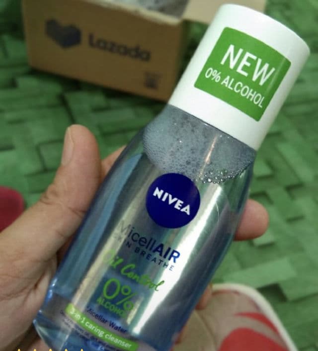 Nivea MicellAIR Skin Breathe Oil Control Micellar Water review photo by iamkhayramos