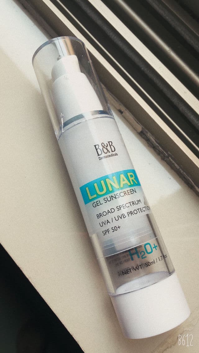 B&B Dermaceuticals Lunar Gel Sunscreen SPF50+ review photo by iexistiexit