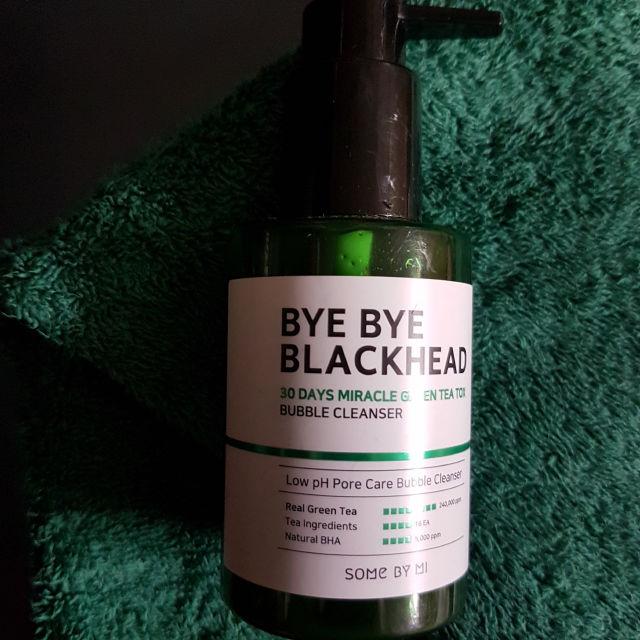 Bye Bye Blackhead 30Days Miracle Green Tea Tox Bubble Cleanser product review