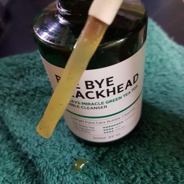 Bye Bye Blackhead 30Days Miracle Green Tea Tox Bubble Cleanser product review