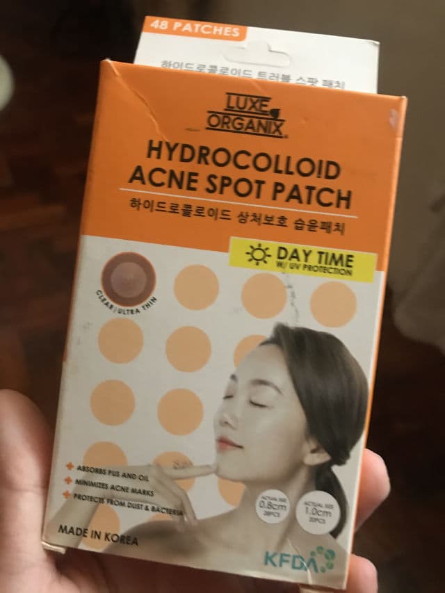 Luxe Organix Hydrocolloid Acne Patch Day Time review photo by jazminespos