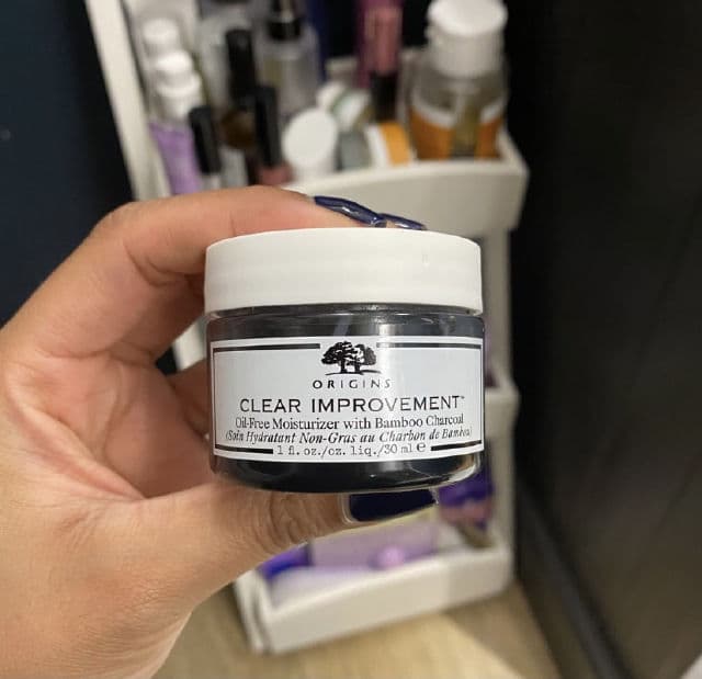 Origins Clear Improvement Oil-Free Moisturiser with Bamboo Charcoal review photo by jojomoep