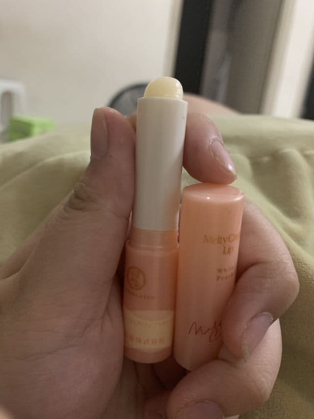 Mentholatum Melty Lip Cream Stick Balm SPF25 PA+++ (Peach) review photo by jullie