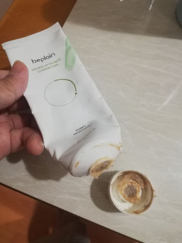 Beplain Greenful pH-Balanced Cleansing Foam review photo by kcxyreview