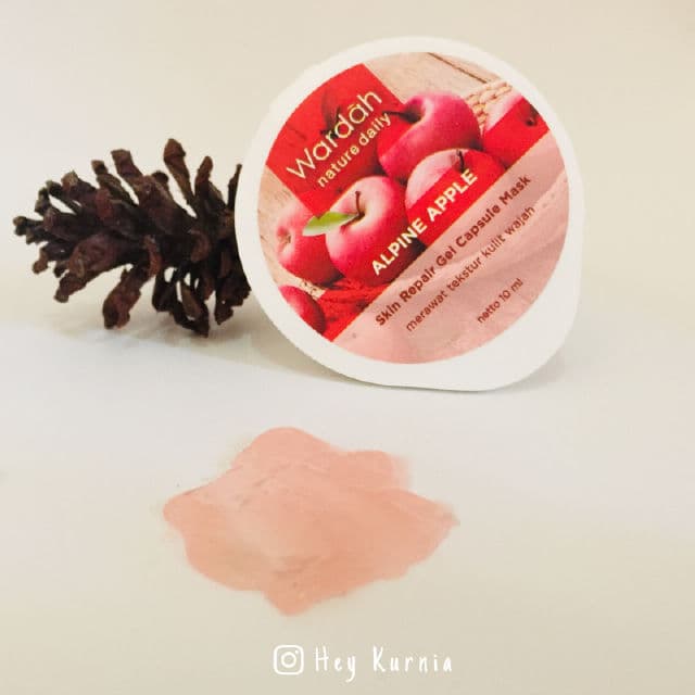 Wardah Alpine Apple Gel Capsule Mask review photo by kurniaashari