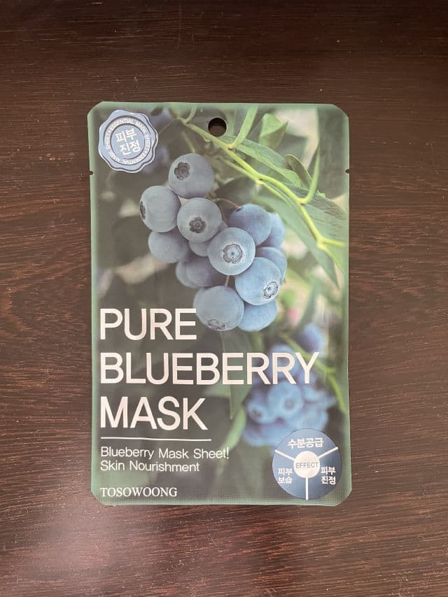 TOSOWOONG Pure Blueberry Mask review photo by lilacpeony