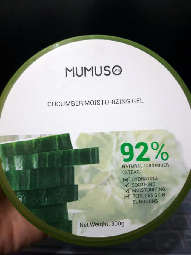 Mumuso Cucumber Moisturizing Gel review photo by clindamyskin
