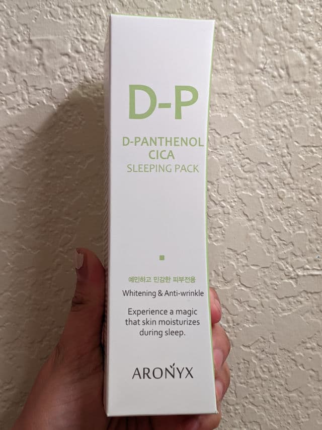 Medi Flower Aronyx D-Panthenol Cica Sleeping Pack review photo by lusitania