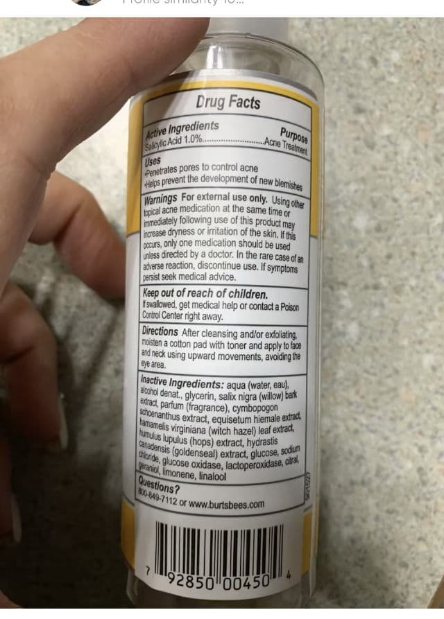 Burt's Bees Natural Acne Solutions Clarifying Toner review photo by maggie26