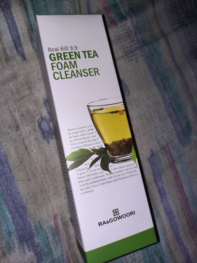 RA & Gowoori Real Kill 9.9 Green Tea Foam Cleanser review photo by micahxelaine