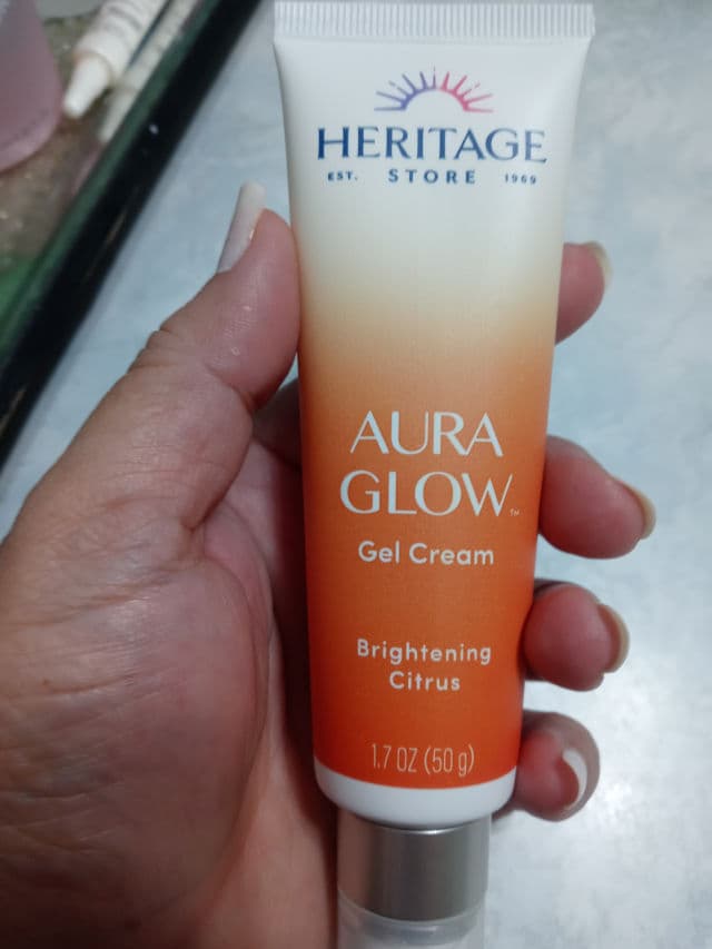 Heritage Store Balancing CBD Aura Glow Gel Cream review photo by milian