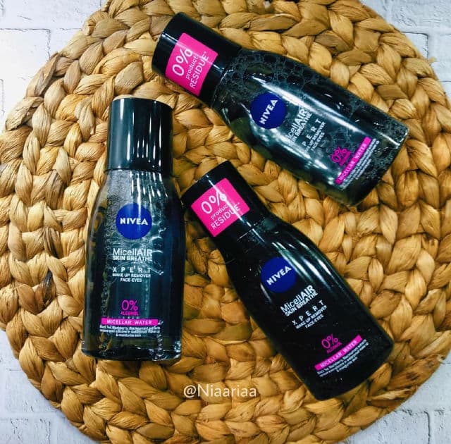 Nivea MicellAIR Expert Make Up Remover Waterproof review photo by niaariaa