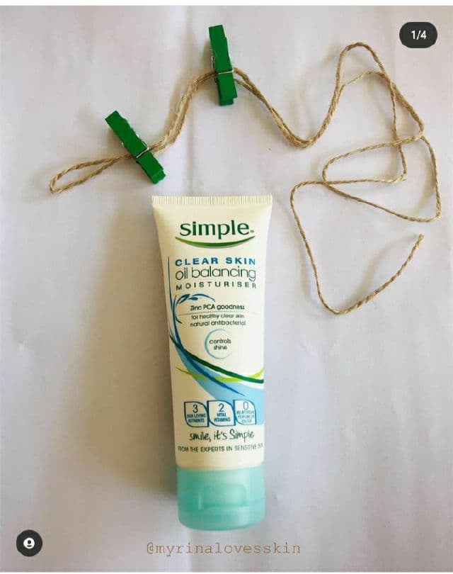 Simple Oil Balancing Mosturiser review photo by myrinA