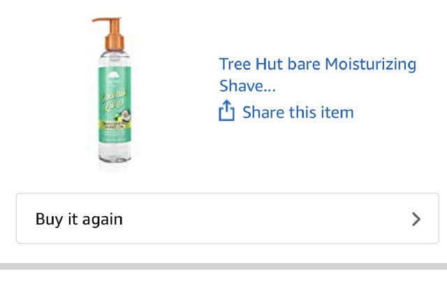 Tree Hut Moisturizing Shave Oil Coconut Lime review photo by oddishfinds