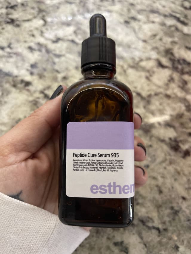 Esthemax Peptide Cure Serum 935 review photo by orlandoesthetician