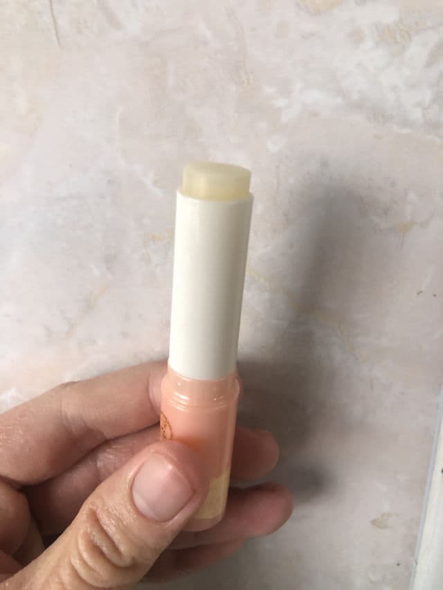 Mentholatum Melty Lip Cream Stick Balm SPF25 PA+++ (Peach) review photo by pocelyn