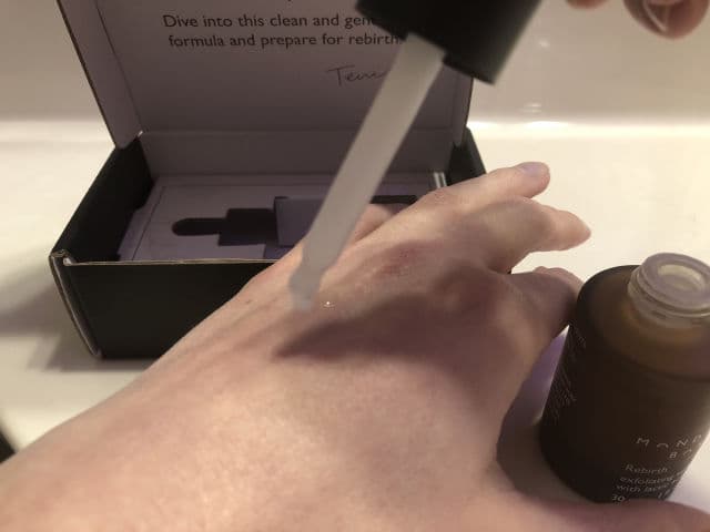 Monday Born Rebirth Gentle Resurfacing Serum review photo by prettycalm