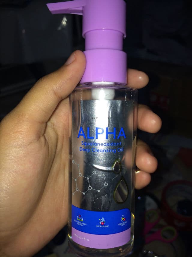 Somethinc Alpha Squalanexoidant Deep Cleansing Oil review photo by reisya