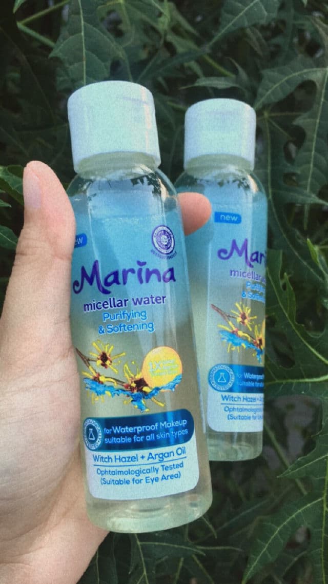 Marina Micellar Water Purifying & Softening review photo by saviraizati