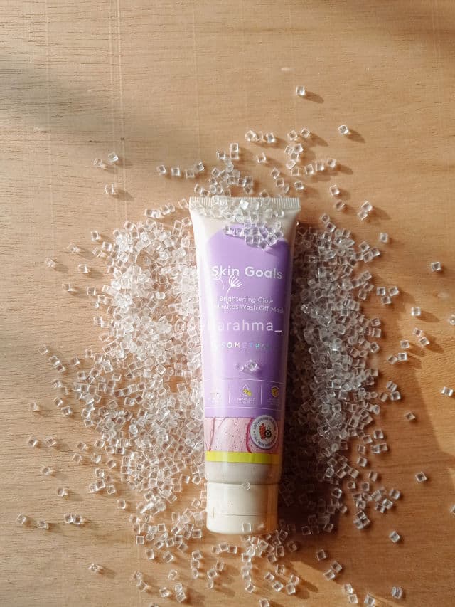 Somethinc Skin Goals Brightening Glow 10 Minutes Wash Off Mask review photo by sellarahma
