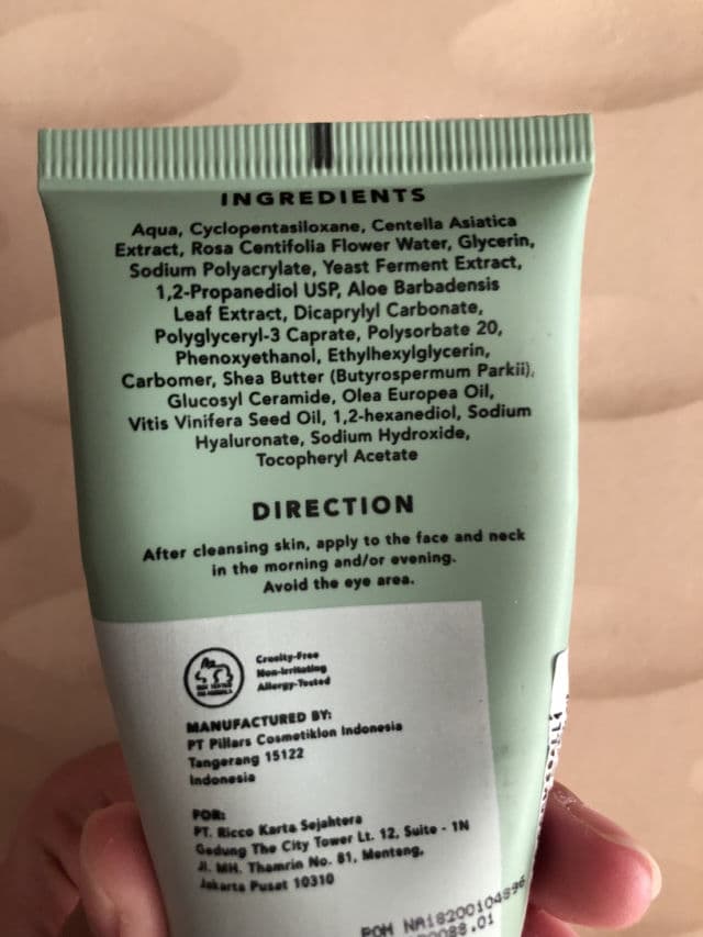 JARTE Beauty Cica Care Cream Moisturizer review photo by sevynica