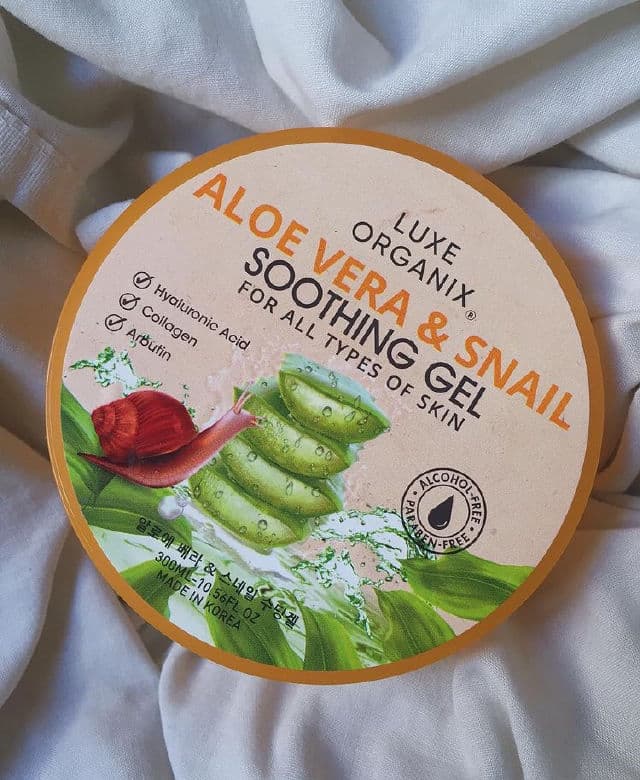 Luxe Organix Aloe Vera and Snail Soothing Gel review photo by solana