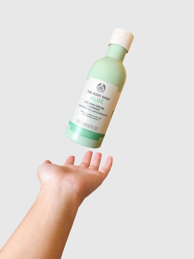 The Body Shop Aloe Calming Cream Cleanser review photo by skintelligentt