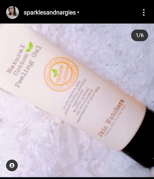 Skin Watchers Papaya Natural Cotton Peeling Gel review photo by sparklesandnargles