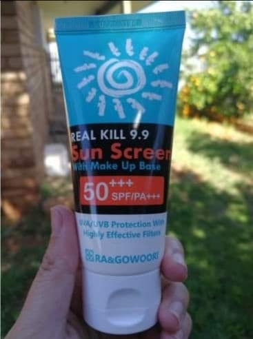 RA & Gowoori Real Kill 9.9 Sunscreen with Make Up Base SPF 50/PA+++ review photo by strawberrystarbunny