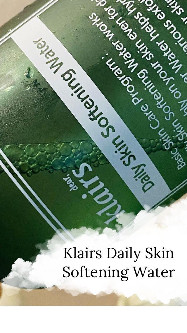 Daily Skin Softening Water product review