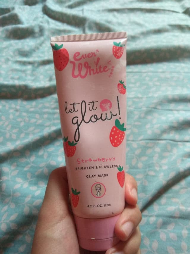 Everwhite Let It Glow Clay Mask Strawberry review photo by taranajmi
