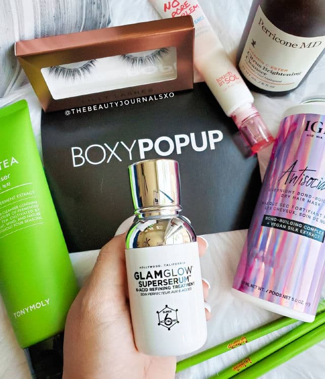 GlamGlow Superserum 6 Acid Refining Treatment Serum review photo by thebeautyjournalsxo