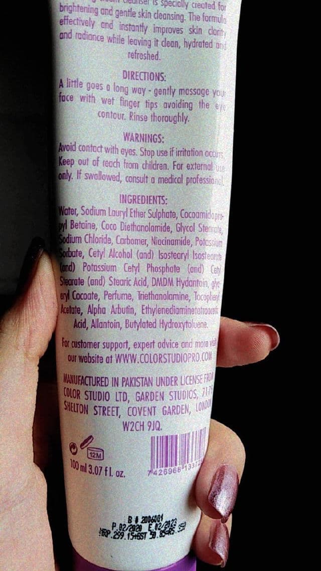 Color Studio Nourishing Cream Cleanser review photo by thepetitegirlsworld