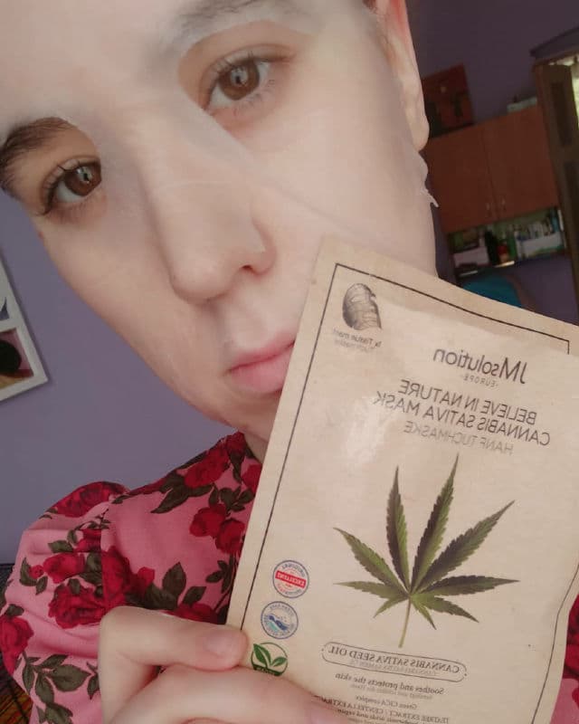 JMsolution Believe In Nature Cannabis Sativa Mask review photo by unikitty