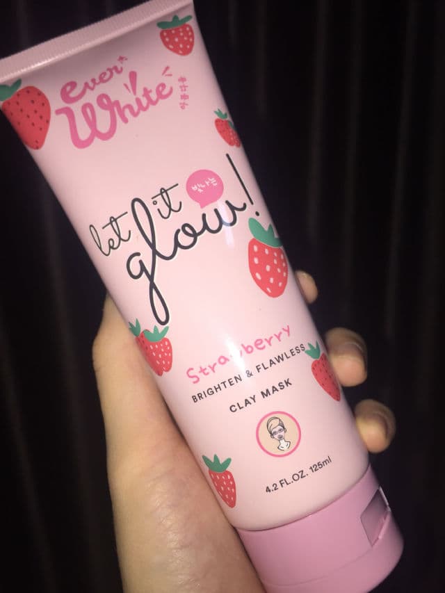 Everwhite Let It Glow Clay Mask Strawberry review photo by viviadel