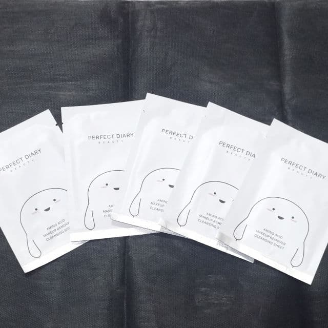 Perfect Diary Amino Acid Makeup Remover Cleansing Sheet review photo by viviwidjaja7