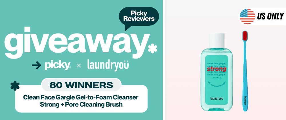 kbeauty Picky x Laundryou | Gel-to-Foam Cleanser & Cleaning Brush  event